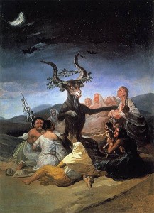 F. de Goya y Lucientes,le sabbat des sorcières