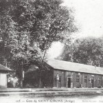 Saint Girons. L'ancienne gare en bois