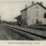 Castelnau-Durban. La gare