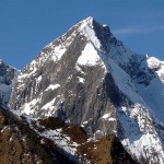 Le Mont Valier, le sommet. La terrible face Est.Le trou noir