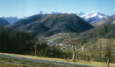 Le Cos et la chaîne des Pyrénées