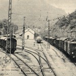 Train en gare de Luzenac-Garanou.Ph.Cl.Pilloux